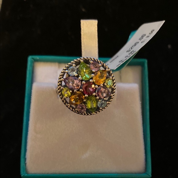 EFFY multicolor gemstone ring - Picture 2 of 7